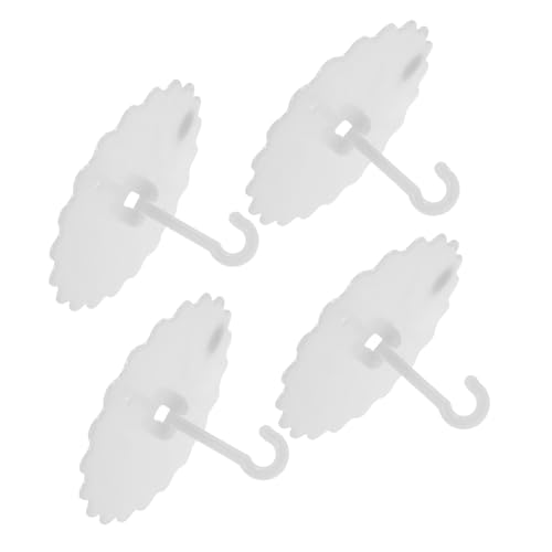 GRADENEVE 4 Stück Starke Selbstklebende Deckenhaken aus Abs Abnehmbar Einfache Installation an Wand und Decke Zuverlässige Aufhängung für Moskitonetze Teiliges Transparent Bohrfrei GRADENEVE 4 Stück Starke Selbstklebende Deckenhaken aus Abs Abnehmbar Einfache Installation an Wand und Decke Zuverlässige Aufhängung für Moskitonetze Teiliges Transparent Bohrfrei von GRADENEVE