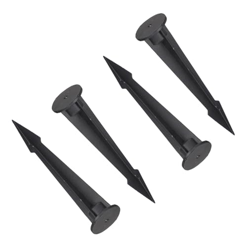 GRADENEVE 4 Stück Teiliges Aluminium Erdspieße für Solar Rasenlampen Leichter Robuster Ground Spike für Garten Außenbeleuchtung Einfache Installation für Landschaftsgestaltung und GRADENEVE 4 Stück Teiliges Aluminium Erdspieße für Solar Rasenlampen Leichter Robuster Ground Spike für Garten Außenbeleuchtung Einfache Installation für Landschaftsgestaltung und von GRADENEVE
