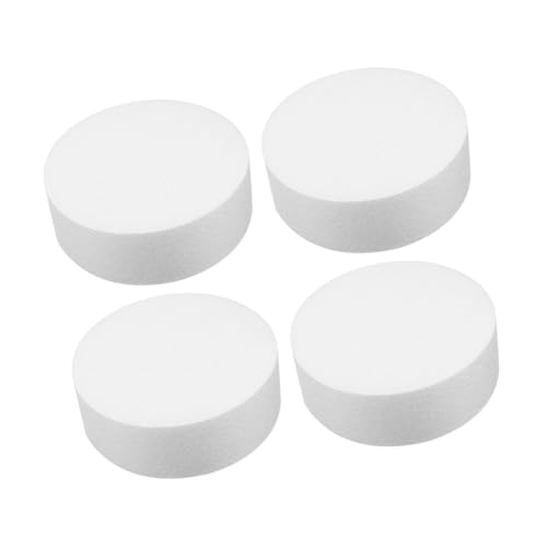 GRADENEVE 4 Stück Teiliges Runde Hartschaumplatten Leicht Langlebig Vielseitig für DIY Cake Painting und Dekorieren für Faux Cake Modelle und Kreative Tortendekoration von GRADENEVE
