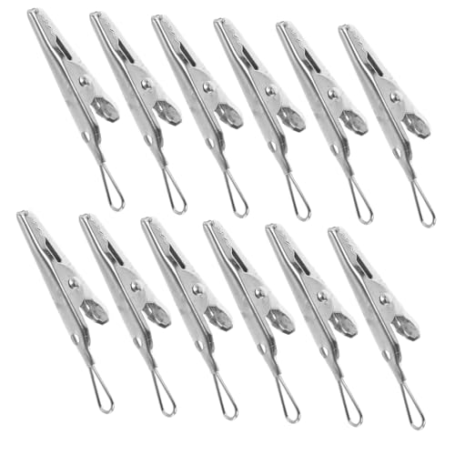 GRADENEVE 40 Stück Alligator Klemmen aus Robustem Metall Rutschfeste Prüfklammern zum Elektrischen Testen Kompakte Batterie Krokodilklemmen für Heimwerker und Elektronik Anwendungen GRADENEVE 40 Stück Alligator Klemmen aus Robustem Metall Rutschfeste Prüfklammern zum Elektrischen Testen Kompakte Batterie Krokodilklemmen für Heimwerker und Elektronik Anwendungen von GRADENEVE