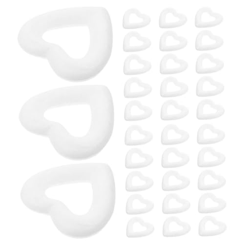 GRADENEVE 45 Stück Mini Herzschalen Schaumstoff DIY Bastelset für Hochzeiten Valentinstag und Arrangements Kreative Bastelprojekte für Romantische Anlässe GRADENEVE 45 Stück Mini Herzschalen Schaumstoff DIY Bastelset für Hochzeiten Valentinstag und Arrangements Kreative Bastelprojekte für Romantische Anlässe von GRADENEVE