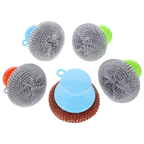 GRADENEVE 5 Sätze Teiliges Set Metall Schrubber mit Griff Topfreiniger für Töpfe Pfannen Backbleche für Küchen und Outdoor Zufällige Farbe Zufällige Farbe GRADENEVE 5 Sätze Teiliges Set Metall Schrubber mit Griff Topfreiniger für Töpfe Pfannen Backbleche für Küchen und Outdoor Zufällige Farbe Zufällige Farbe von GRADENEVE