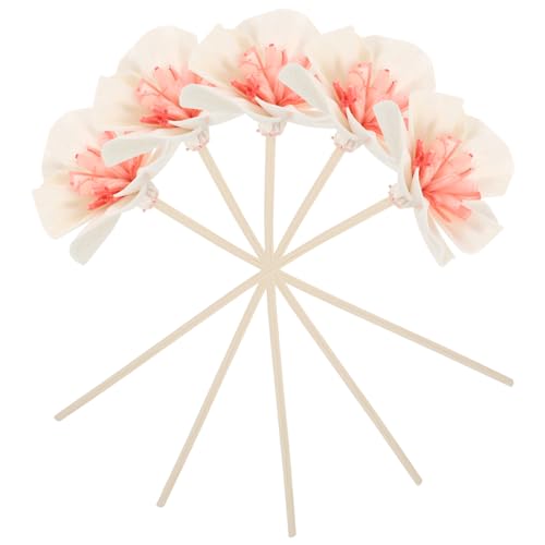 GRADENEVE Haushaltsstäbchen 5 Stück Rattan Diffusor Blume Dekorative Duftflasche von GRADENEVE