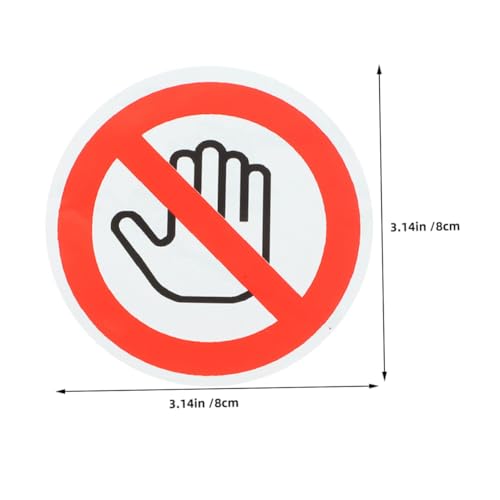 GRADENEVE 5 Stück Selbstklebende Sicherheitsaufkleber Nicht Berühren Warnhinweis für Industrie Büro und Zuhause Unfallverhütung Klare Warnmarkierung Einfache Anwendung GRADENEVE 5 Stück Selbstklebende Sicherheitsaufkleber Nicht Berühren Warnhinweis für Industrie Büro und Zuhause Unfallverhütung Klare Warnmarkierung Einfache Anwendung von GRADENEVE