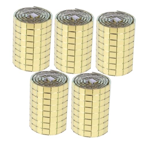 GRADENEVE 5 Stück Teiliges Selbstklebende Quadratische Glas spiegelmosaikfliesen Wasserresistente Fiberglas mosaikaufkleber für DIY Wohnkultur für Wohnzimmer Schlafzimmer Essbereich Moderne GRADENEVE 5 Stück Teiliges Selbstklebende Quadratische Glas spiegelmosaikfliesen Wasserresistente Fiberglas mosaikaufkleber für DIY Wohnkultur für Wohnzimmer Schlafzimmer Essbereich Moderne von GRADENEVE