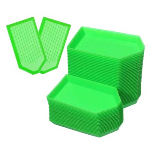 GRADENEVE 50 Stück Schmuck Diamant Sortierplatten Große Kunststoff Trays für Rhinestones und Perlen für DIY Kunstprojekte und Bastelarbeiten GRADENEVE 50 Stück Schmuck Diamant Sortierplatten Große Kunststoff Trays für Rhinestones und Perlen für DIY Kunstprojekte und Bastelarbeiten von GRADENEVE