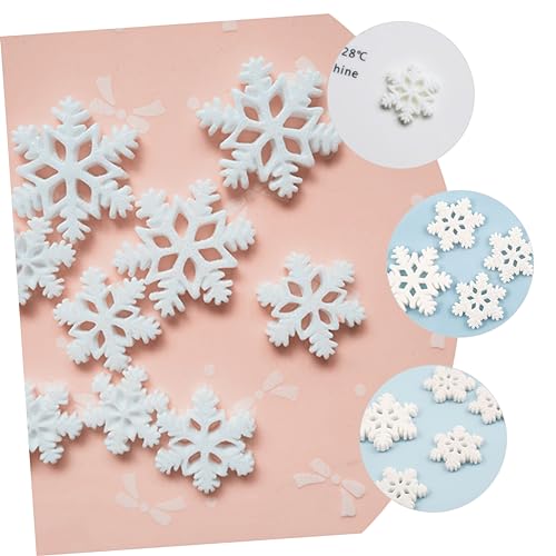 GRADENEVE 50 Stück Schneeflocken Aus Kunstharz, DIY Basteldekoration, Schneeflocken Ornament, Basteln, Mini Schneeflocken, Schneeflockenförmige Bastelverzierung, Dekorative Kunstharz GRADENEVE 50 Stück Schneeflocken Aus Kunstharz, DIY Basteldekoration, Schneeflocken Ornament, Basteln, Mini Schneeflocken, Schneeflockenförmige Bastelverzierung, Dekorative Kunstharz von GRADENEVE