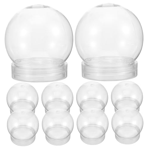 GRADENEVE 5 Sets Schneekugel-Set Leere Für Dekorationen Basteln Kunststoff 10 Stück X 5 GRADENEVE 5 Sets Schneekugel-Set Leere Für Dekorationen Basteln Kunststoff 10 Stück X 5 von GRADENEVE
