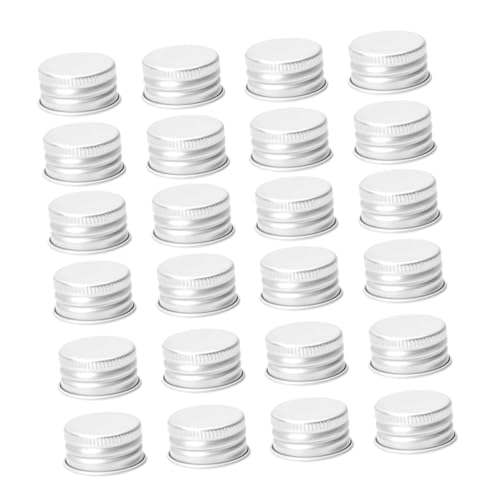 GRADENEVE 50stücke Aluminium-schraubverschlüsse Für Glasflaschen Auslaufsichere Flaschenverschlüsse Mit Gewinde Ersatz-deckel Für Getränkeflaschen Und Gläser Dichter Verschluss Für von GRADENEVE