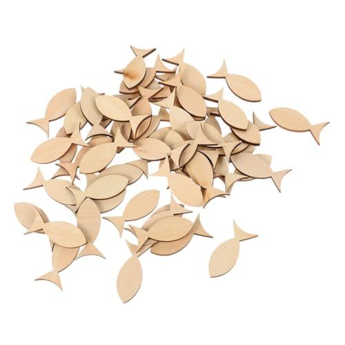 GRADENEVE 50Stücke Holzfisch Ausstecher Unbehandelte Mini Holzscheiben für DIY Bastelprojekte Hängende Ornamente Dekorationen für Zuhause und Feste GRADENEVE 50Stücke Holzfisch Ausstecher Unbehandelte Mini Holzscheiben für DIY Bastelprojekte Hängende Ornamente Dekorationen für Zuhause und Feste von GRADENEVE