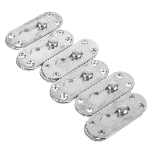 GRADENEVE 6 Sätze Teiliges Bettrahmen Halterungen Bettschienen Befestigungen Minimalistisches Design Einfache Montage Vielseitig für Bettrahmen Schränke und Holztüren Geeignet GRADENEVE 6 Sätze Teiliges Bettrahmen Halterungen Bettschienen Befestigungen Minimalistisches Design Einfache Montage Vielseitig für Bettrahmen Schränke und Holztüren Geeignet von GRADENEVE