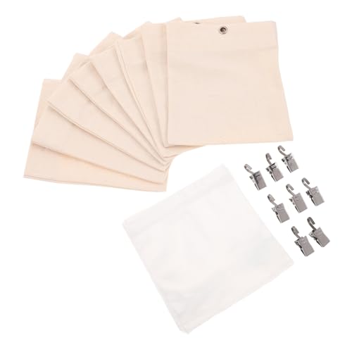 GRADENEVE 8 Sätze Teiliges Outdoor Vorhanggewichte mit Clips Robuste Sandsäcke für Pavillons Windresistent für Mehr Privatsphäre und von GRADENEVE