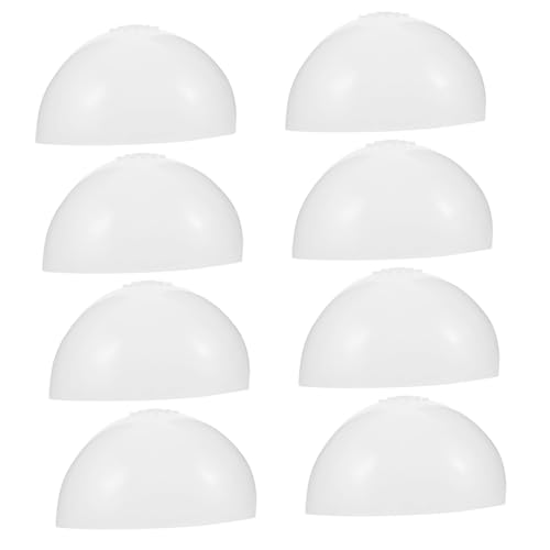 GRADENEVE 8 Stück Teiliges Silikon Puppen Wig Cap Elastische rutschfeste Haarnetz Abdeckung für Kopfumfang Weiche Hautfreundliche Perückenschutzkappe für Bjd Puppen Frisierkopf und Styling von GRADENEVE