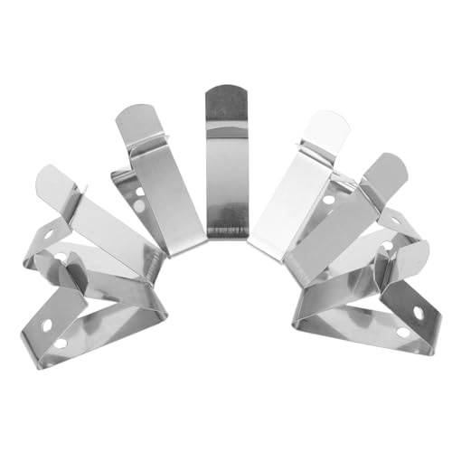 GRADENEVE 8 Stück Teiliges Thermometerhalter Clip Temperaturbeständig Kratzfrei Geeignet für Kaffeetassen Grill und Kochtöpfe Sicherer Halter mit Lochdurchmesser von GRADENEVE