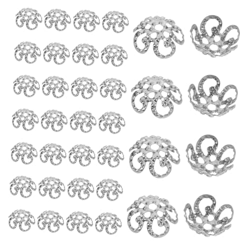 GRADENEVE 800 Stück Retro Blumen Perlenkappen aus Metall Robuste Schmuckzubehör für DIY Armbänder und Halsketten Vielseitige Endkappen für Perlen und Spacer Langlebig und Künstlerisch von GRADENEVE