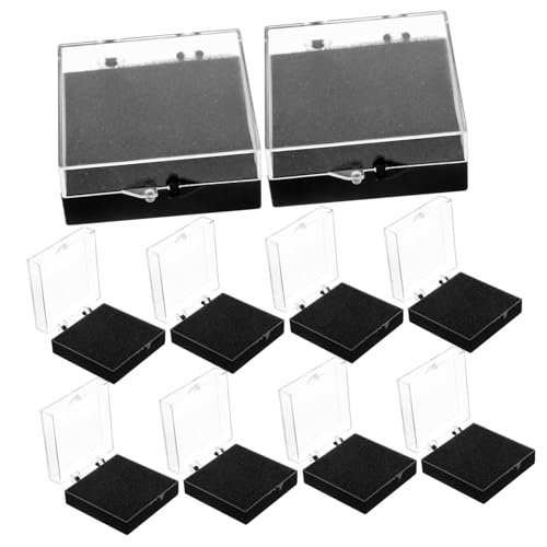 GRADENEVE 10stücke Pin Badge Display Box Robuste Vitrine Zur Aufbewahrung Von Anstecknadeln Ausweisen Und Sammlerstücken Für Sammler Und Persönliche Nutzung Kompakte Und Elegante Lösung von GRADENEVE