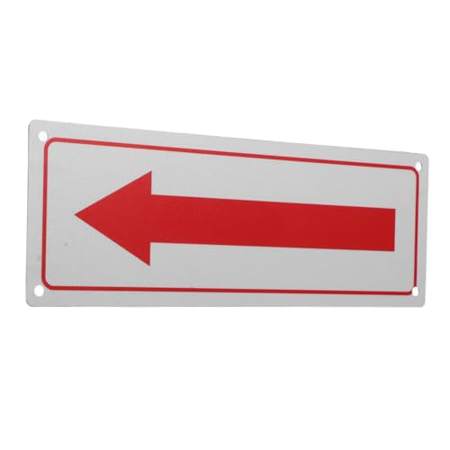 GRADENEVE Aluminium Pfeilschild Robust Wetterfest Klare Richtungssignale für Innen Außen Schulen Büros Straßen GRADENEVE Aluminium Pfeilschild Robust Wetterfest Klare Richtungssignale für Innen Außen Schulen Büros Straßen von GRADENEVE