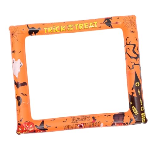 GRADENEVE Aufblasbarer Halloween Fotorahmen aus Bunter Party Foto-Prop für Besondere Momente Halloween Deko und Spaß mit Freunden und Familie von GRADENEVE