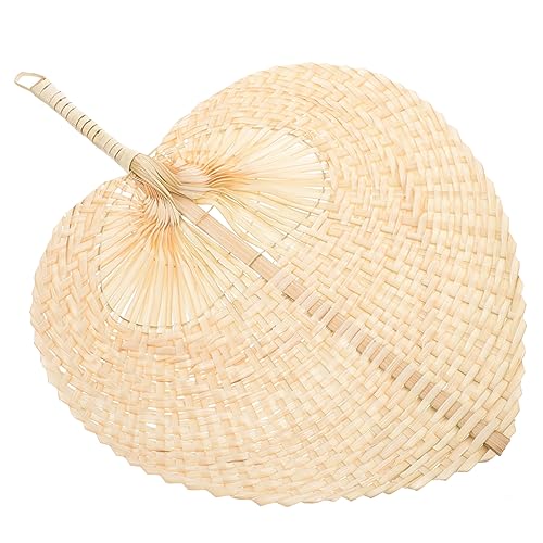 GRADENEVE Bambus-fan Bambus Vintage Mini-lüfter Tragbar Handgefertigter Handfächer Retro -fan Handwebfan von GRADENEVE