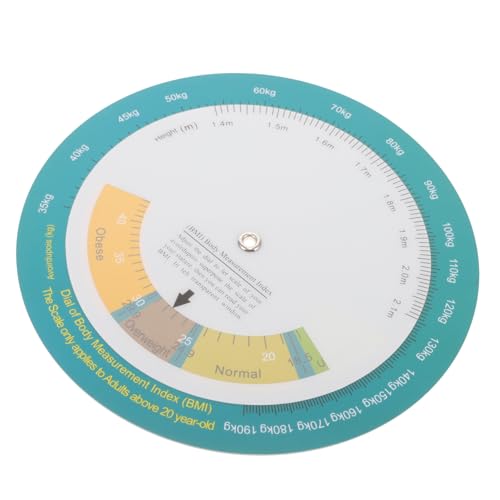 GRADENEVE Bmi Body Weight Index Drehbarer Wandchart Leicht Ablesbar Gesundheitsorientiertes Adipositas Hilfsmittel zur Schnellen Gewichtskontrolle Geeignet für Erwachsene GRADENEVE Bmi Body Weight Index Drehbarer Wandchart Leicht Ablesbar Gesundheitsorientiertes Adipositas Hilfsmittel zur Schnellen Gewichtskontrolle Geeignet für Erwachsene von GRADENEVE