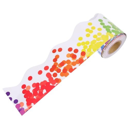 GRADENEVE Bunte Wasserfeste Bulletin Board Border ohne Kleber Dekorative Wellige Randgestaltung für Klassenzimmer Vielseitig Einsetzbar für Tafeln Wände und Diy-projekte GRADENEVE Bunte Wasserfeste Bulletin Board Border ohne Kleber Dekorative Wellige Randgestaltung für Klassenzimmer Vielseitig Einsetzbar für Tafeln Wände und Diy-projekte von GRADENEVE