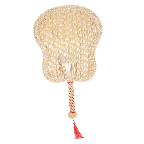 GRADENEVE Chinesischer Handgefertigter Geflochtener Fächer Großer Heller Fächer Leichter Robuster Handventilator für Sommerkühlung und Dekoration im Vintage Stil GRADENEVE Chinesischer Handgefertigter Geflochtener Fächer Großer Heller Fächer Leichter Robuster Handventilator für Sommerkühlung und Dekoration im Vintage Stil von GRADENEVE