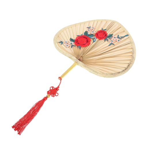 GRADENEVE Chinesischer Stil Handgeflochtener Palmblatt Fächer mit Pflaumenblütenmuster Handlicher Sommerfächer für Natürlicher Fächer für Party Hochzeit und Dekoration GRADENEVE Chinesischer Stil Handgeflochtener Palmblatt Fächer mit Pflaumenblütenmuster Handlicher Sommerfächer für Natürlicher Fächer für Party Hochzeit und Dekoration von GRADENEVE