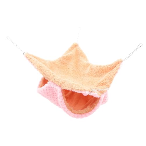 GRADENEVE Doppellagige Kuschelhängematte mit Fleece für Hamster und Meerschweinchen Verschleißfestes Atmungsaktives Schlafbett zum Aufhängen für Kalte Jahreszeiten Einfache Befestigung im GRADENEVE Doppellagige Kuschelhängematte mit Fleece für Hamster und Meerschweinchen Verschleißfestes Atmungsaktives Schlafbett zum Aufhängen für Kalte Jahreszeiten Einfache Befestigung im von GRADENEVE