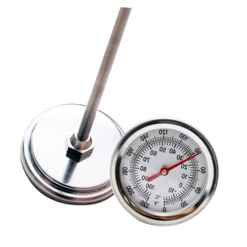 GRADENEVE Edelstahl Bodenthermometer Kompost Temperatursonde Bodenmessgerät Präzise Messung Garten Kompostierung Outdoor Indoor Geeignet GRADENEVE Edelstahl Bodenthermometer Kompost Temperatursonde Bodenmessgerät Präzise Messung Garten Kompostierung Outdoor Indoor Geeignet von GRADENEVE