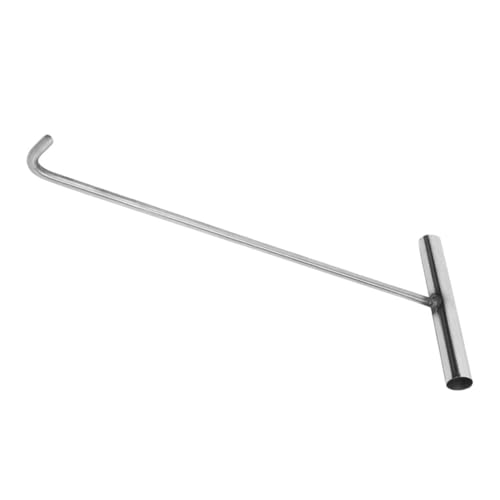 GRADENEVE Edelstahl Manhole Cover Lifting Tool mit Robustem Vielseitiger Hebehaken für Kanaldeckel und Rolltore Lang Langlebig und Sicher für Effizientes Heben und Transportieren von GRADENEVE