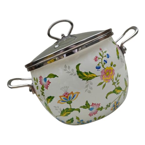 GRADENEVE Emaille-suppentopf Mit Deckel Emaille-brühtopf Als Kochtopf Und Schüssel Multifunktionaler Schmortopf Für Milch Soßen Desserts Und Salate Haushaltswaren Für Küche GRADENEVE Emaille-suppentopf Mit Deckel Emaille-brühtopf Als Kochtopf Und Schüssel Multifunktionaler Schmortopf Für Milch Soßen Desserts Und Salate Haushaltswaren Für Küche von GRADENEVE