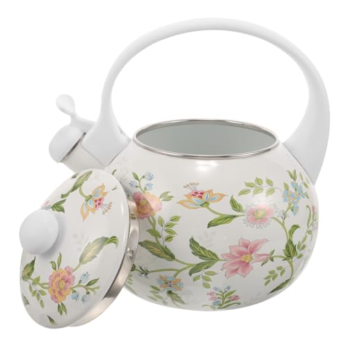 GRADENEVE Portable Enamel Wasserkocher Multifunktionaler Teekessel Für Induktionsherde Und Gasherde Stilvolles Design Mit Hervorragender Isolierung Für Zuhause Und Teeliebhaber von GRADENEVE