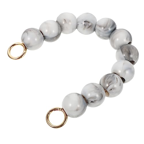 GRADENEVE Ersatz Handtaschenkette Bruchfestem Harz Abnehmbarer Vintage Dekorationsriemen für Handtaschen Stilvolle und Umhängetasche Installieren Langlebig und Chic von GRADENEVE