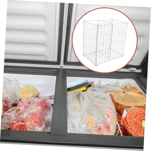 GRADENEVE Gefrierschrank Organizer Drahtkorb mit Trennwand und Bodenkorb Frostfestes Aufbewahrungskorb für Tiefkühltruhe Multifunktional Einfache Montage ohne Werkzeug Fächer GRADENEVE Gefrierschrank Organizer Drahtkorb mit Trennwand und Bodenkorb Frostfestes Aufbewahrungskorb für Tiefkühltruhe Multifunktional Einfache Montage ohne Werkzeug Fächer von GRADENEVE