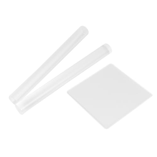 GRADENEVE Handgefertigtes Acryl Tonwerkzeug mit Acryl Roller und Schutzplatte Langlebig und Kratzfest für Polymer Clay DIY Modellierwerkzeug Zubehör GRADENEVE Handgefertigtes Acryl Tonwerkzeug mit Acryl Roller und Schutzplatte Langlebig und Kratzfest für Polymer Clay DIY Modellierwerkzeug Zubehör von GRADENEVE