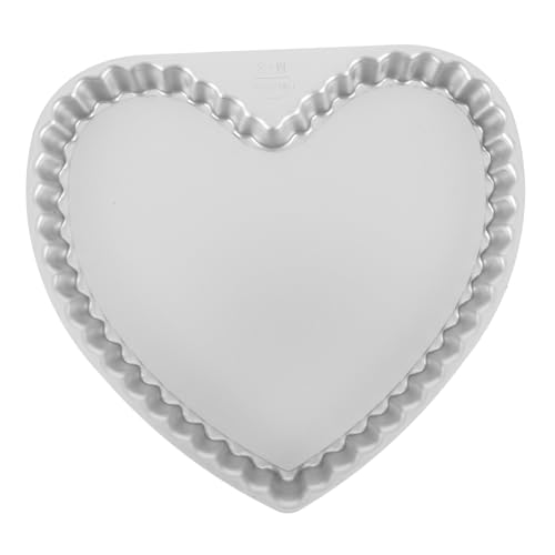 GRADENEVE Herz Springform Backform Aluminiumlegierung Antihaft Backform mit Abnehmbarem Boden für Kuchen Pizza Familienküche Praktische Haushaltsbackform von GRADENEVE