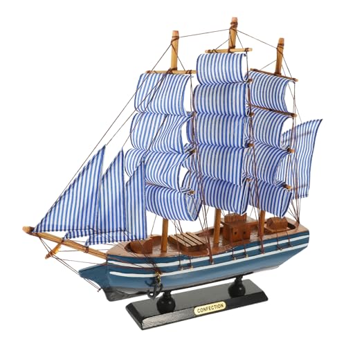 GRADENEVE Holz Piratenschiff Modell Mediterraner Segelboot Deko Handgefertigt Leichtes Holzboot Ornament für Wohn Bürodekoration Tisch Regaldekoration Geschenkidee für Freunde GRADENEVE Holz Piratenschiff Modell Mediterraner Segelboot Deko Handgefertigt Leichtes Holzboot Ornament für Wohn Bürodekoration Tisch Regaldekoration Geschenkidee für Freunde von GRADENEVE