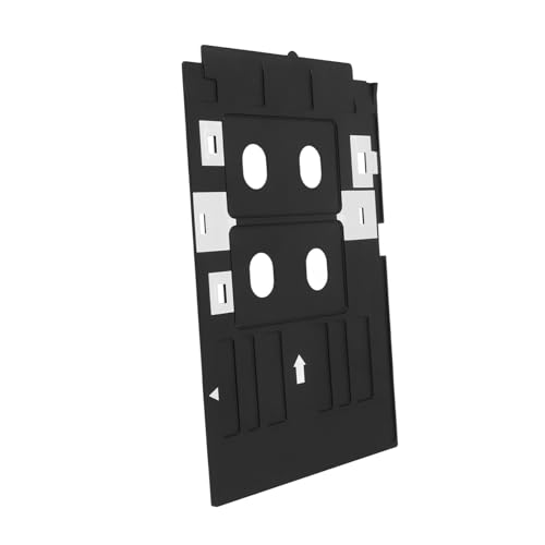 GRADENEVE Kartendrucker Tray aus Robustem PVC für Id Karten Langlebig und Verschleißfest Professionelle Tintenaufnahme Kompatibel mit Bedruckbaren PVC Karten Stabiler Steckplatz für von GRADENEVE
