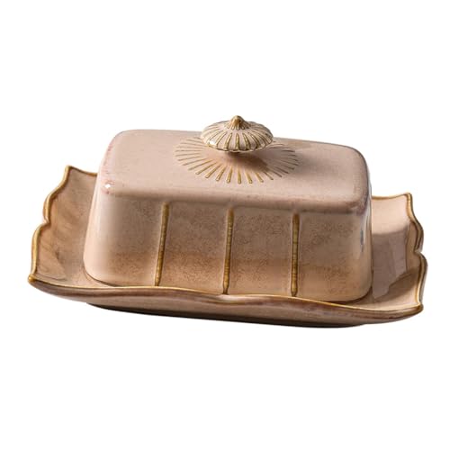 GRADENEVE Keramik Butterplatte Rechteckig mit Deckel Lebensmittelecht Vielseitig für Butter Käse Snacks Luftdicht Spülmaschinenfest Elegantes Haushalts buttertablett Geschenkidee GRADENEVE Keramik Butterplatte Rechteckig mit Deckel Lebensmittelecht Vielseitig für Butter Käse Snacks Luftdicht Spülmaschinenfest Elegantes Haushalts buttertablett Geschenkidee von GRADENEVE