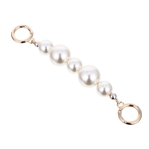 GRADENEVE Kettenriemen Verlängerung mit Imitationsperlen aus Abs und Legierung Strapazierfähiger Taschengurt Ersatz für Kurze Henkel Modischer DIY Schultergurt für Handtaschen Clutch und GRADENEVE Kettenriemen Verlängerung mit Imitationsperlen aus Abs und Legierung Strapazierfähiger Taschengurt Ersatz für Kurze Henkel Modischer DIY Schultergurt für Handtaschen Clutch und von GRADENEVE
