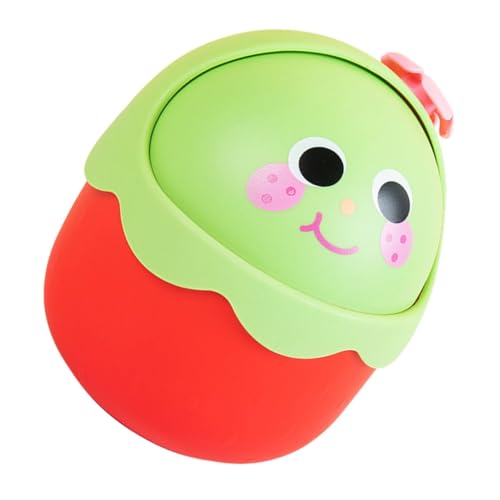 GRADENEVE Kleiner Tischmülleimer mit Deckel Süßer Roter Mini Abfallbehälter aus Robustem PP Kompakt und Vielseitig für Desktop Büro und Kinderzimmer Dekorativer Aufbewahrungsbehälter für GRADENEVE Kleiner Tischmülleimer mit Deckel Süßer Roter Mini Abfallbehälter aus Robustem PP Kompakt und Vielseitig für Desktop Büro und Kinderzimmer Dekorativer Aufbewahrungsbehälter für von GRADENEVE