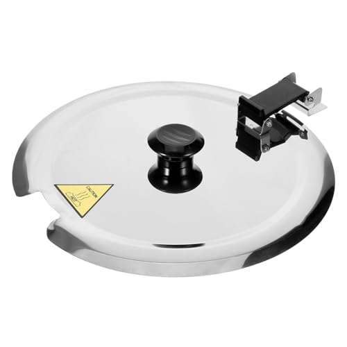 GRADENEVE Metalldeckel Für Elektrischen Suppenwärmer Runde Topfabdeckung Hitzebeständig Und Langlebig Für Suppentöpfe Kochtopfdeckel Für Küche von GRADENEVE