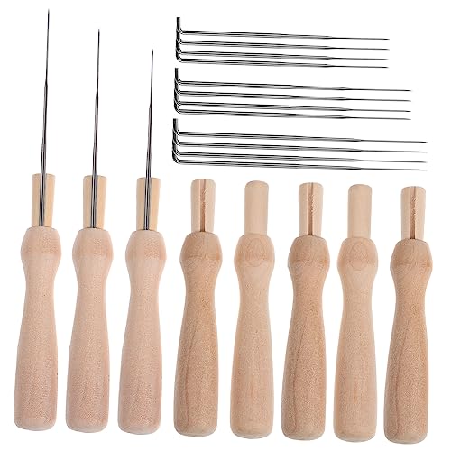 GRADENEVE Nadel Filzset mit Holzgriff Teiliges Werkzeugset mit Filznadeln für Anfänger Geeignet für Wolle Stoffe und DIY Projekte Verschiedenen Nadeldimensionen und Robusten Werkzeugen GRADENEVE Nadel Filzset mit Holzgriff Teiliges Werkzeugset mit Filznadeln für Anfänger Geeignet für Wolle Stoffe und DIY Projekte Verschiedenen Nadeldimensionen und Robusten Werkzeugen von GRADENEVE