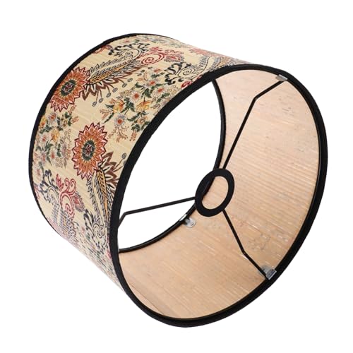 GRADENEVE Natürlicher Lampenschirm Pendelleuchte Natürlich Robust Vielseitig für Wohnzimmer Bar Restaurant Büro Deckenlampe Stilvoll Handgefertigt Dekorativer Lampenschirm von GRADENEVE