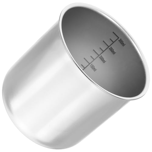 GRADENEVE Reismessbecher Edelstahl Messhalter Mit Präziser Reiskocher Messbecher Langlebig Und Rostfrei Ideale Küchenhilfe Für Reis Und Getreide 200ml Kapazität von GRADENEVE