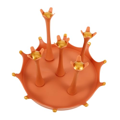 GRADENEVE Rotierender Tassenhalter Großem Fassungsvermögen Multifunktionaler Abtropfständer für Kaffeetassen und Gläser Platzsparender Organizer für Küche Orange Plätze GRADENEVE Rotierender Tassenhalter Großem Fassungsvermögen Multifunktionaler Abtropfständer für Kaffeetassen und Gläser Platzsparender Organizer für Küche Orange Plätze von GRADENEVE