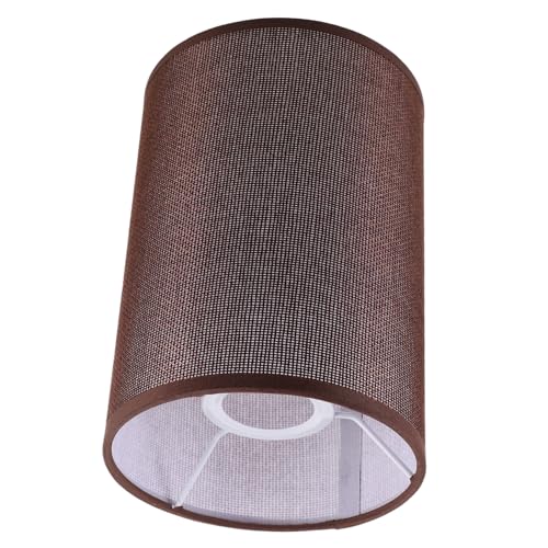 GRADENEVE Runder Lampenschirm aus Kaffee Baumwoll Leinen für Tischlampe Leichter Ersatzschirm für Wohn und Schlafzimmer Einfach zu Montierender Lampenschirm für Gemütliche Beleuchtung GRADENEVE Runder Lampenschirm aus Kaffee Baumwoll Leinen für Tischlampe Leichter Ersatzschirm für Wohn und Schlafzimmer Einfach zu Montierender Lampenschirm für Gemütliche Beleuchtung von GRADENEVE