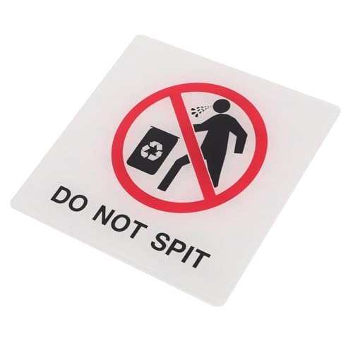 GRADENEVE Schild „spucken Verboten“ – Vorsichtsaufkleber Für Büro Und Restaurant Schild „nicht Spucken“ – Wetterfest Einfach Anzubringen Design GRADENEVE Schild „spucken Verboten“ – Vorsichtsaufkleber Für Büro Und Restaurant Schild „nicht Spucken“ – Wetterfest Einfach Anzubringen Design von GRADENEVE