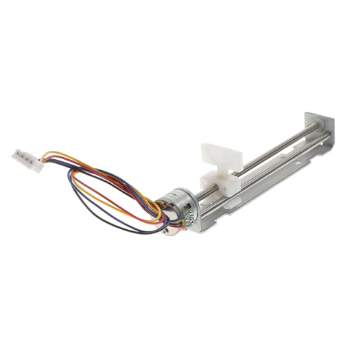 GRADENEVE Schrittmotor mit Linearschiene Robuster Linearführungsmotor Präziser DIY Cnc Router Teil Leichter Linearführungsschlitten für Kleine Lasergravurmaschinen Vielseitig und Langlebig von GRADENEVE