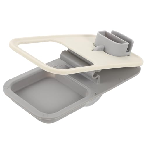 GRADENEVE Tischhalterung für Becher und Flaschen Schreibtisch Getränkehalter Stabil für Büro und Zuhause Einfache Montage ohne Bohren Passend für Tischkanten und Schreibtischseiten von GRADENEVE